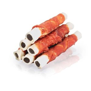 KIDDOG BUFFET ROLLER kačacie prsia na byvolom valčeku 17cm/60g, plnenom kuracou pečeňou [50ks]