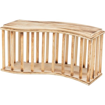 Jasličky na seno stojace 37 x 19 x 13 cm, opaľované drevo
