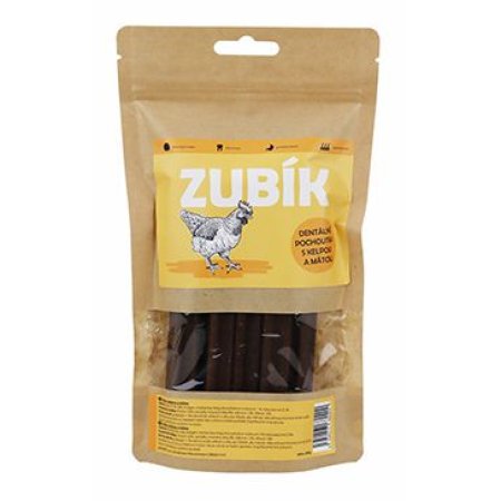 Pochúťka Dentálne kríža Kelpa s mätou ZUBÍK 200g