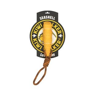 Hračka pes SEASHELL MAXI, pláv z TPR oranžová Kiwi