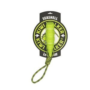 Hračka pes SEASHELL MAXI, pláv z TPR zelená Kiwi