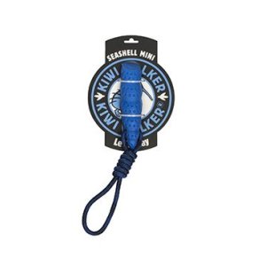 Hračka pes SEASHELL MINI, pláv z TPR modrá Kiwi