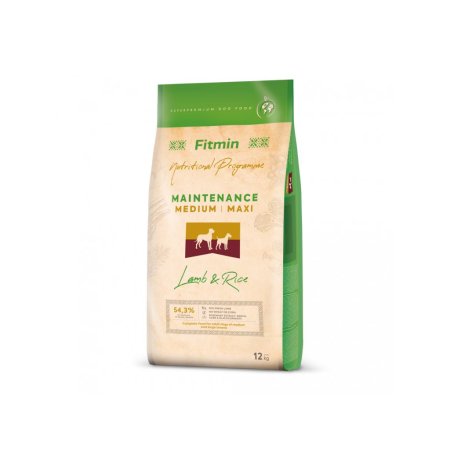Fitmin Medium Maxi Lamb & Rice 12 kg (POŠKODENÝ OBAL, váha 11,9 kg)