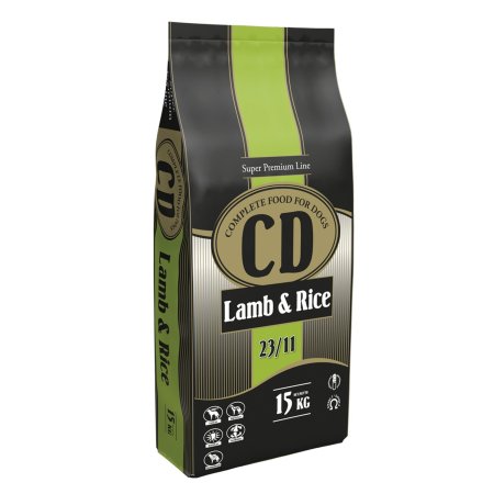 DELIKAN CD Lamb and rice 15 kg (POŠKODENÝ OBAL, váha 13,2 kg)