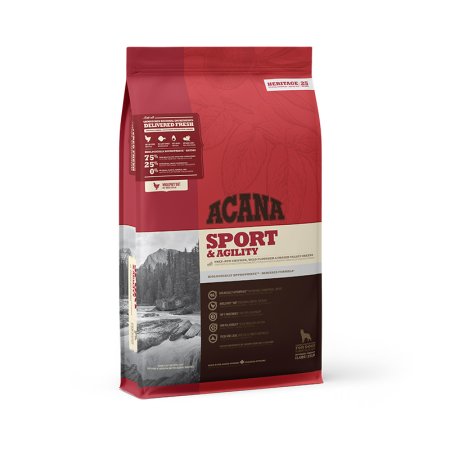 Acana Sport & Agility Recipe 11,4 kg (POŠKODENÝ OBAL, váha 11 kg)