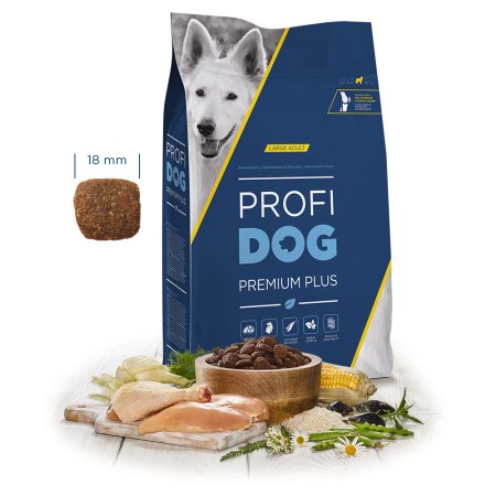 PROFIDOG Premium Plus Large Adult 3 kg (POŠKODENÝ OBAL, váha 2,9 kg)