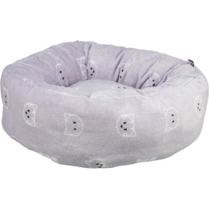 Okrúhly pelech MIMI 50 cm, motív mačacej hlavy, lila - LIMITOVANÁ PONUKA