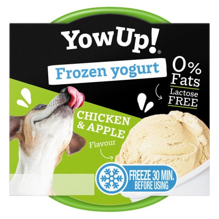 YOWUP Frozen Yoghurt - zmrzlinový jogurt s príchuťou kurčaťa a jablká 110 g