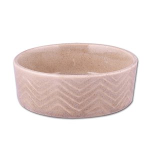 Keramická miska Zig Zag 12cm piesková 0,34 l