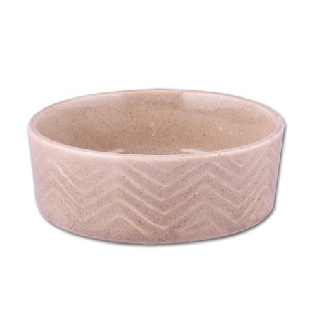 Keramická miska Zig Zag 12cm piesková 0,34 l