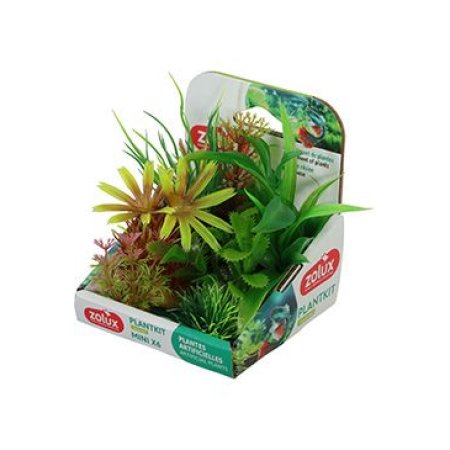 Rastliny akváriové PLANTKIT 2 súprava MINI 6ks Zolux