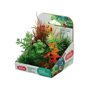 Rastliny akváriové PLANTKIT 3 súprava MINI 6ks Zolux