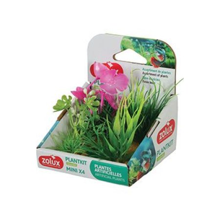 Rastliny akváriové PLANTKIT 1 súprava MINI 4ks Zolux