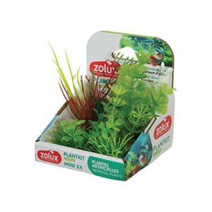 Rastliny akvarijné PLANTKIT 2 súprava MINI 4ks Zolux