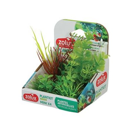 Rastliny akvarijné PLANTKIT 2 súprava MINI 4ks Zolux