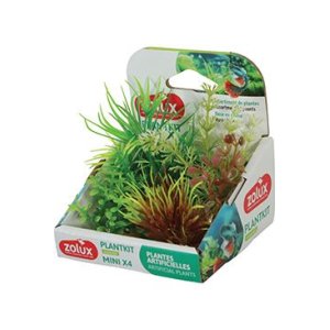 Rastliny akvarijné PLANTKIT 4 súprava MINI 4ks Zolux