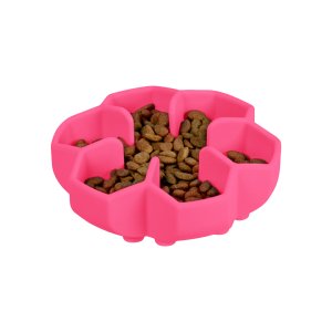 WAUDOG miska silikónová spomaľovacia 450ml ružová