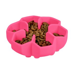 WAUDOG miska silikónová spomaľovacia 750ml ružová