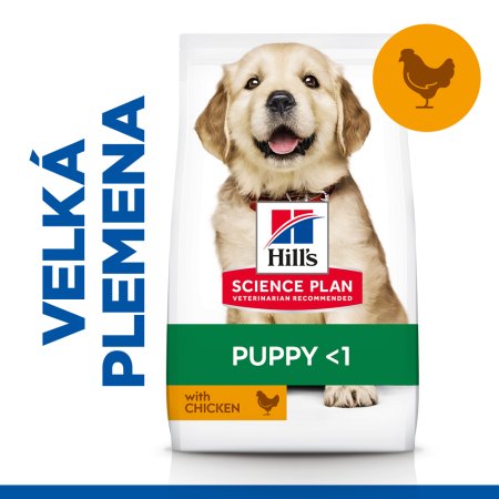Hill’s Science Plan granule pre šteňatá veľkých plemien s kuracím 2.5 kg (EXPIRÁCIA 11/2024)