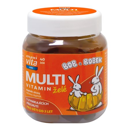 Vitar Maxi Vita Kids Multivitamín želé 40 ks (EXPIRÁCIA 07/2025)