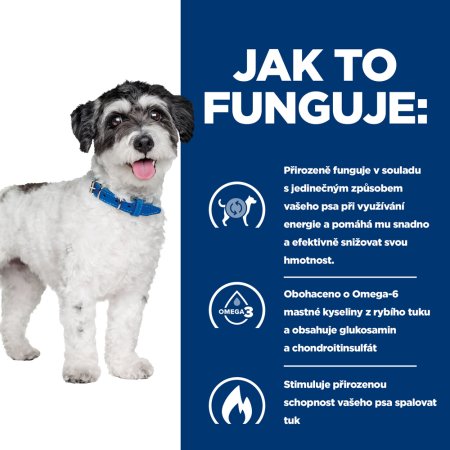 Hill’s Prescription Diet Metabolic + Mobility Mini Regulácia hmotnosti 1 kg (EXPIRÁCIA 08/2025)