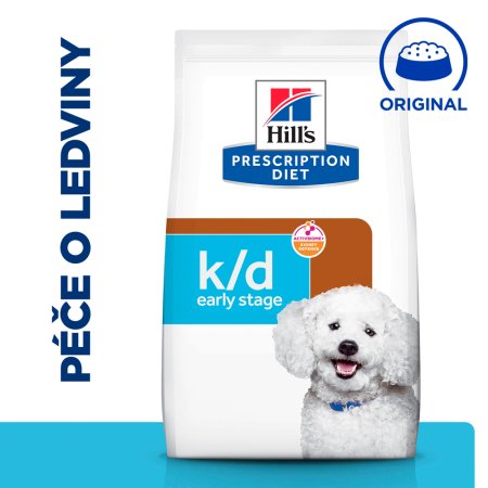 Hill’s Prescription Diet k/d Early Stage Starostlivosť o obličky granule pre psov 1.5 kg (EXPIRÁCIA 05/2025)