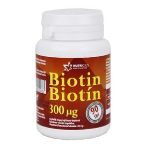 Biotín 300mcg 90tbl Nutricius