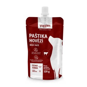 Yoggies paštika - hovězí maso 120 g