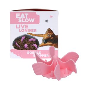 Eat Slow Live Longer zpomalovací Spirála do misky růžová