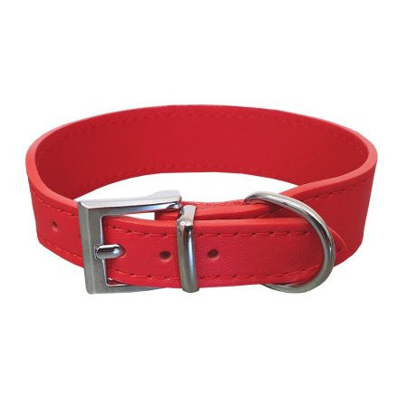 PROFIZOO Kožený obojek SETA (23 mm x 34 cm) červená