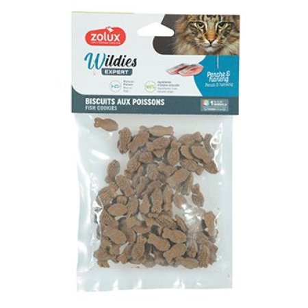 Pochoutka WILDIES rybí sušenky 50g Zolux