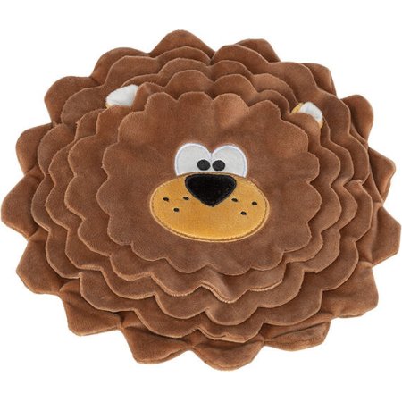 DOG ACTIVITY lev, šustící koberec na pamlsky, ø 26 cm, polyester, hnědá