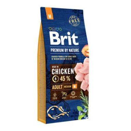 Brit Premium by Nature Adult M 15 kg (EXPIRÁCIA 12/2025)