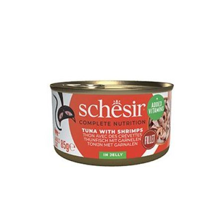 Schesir Cat konz. Adult tuniak/kreveta 85G