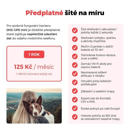 Dogtrace Dog GPS mini lokátor pre psov