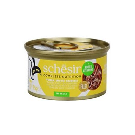 Schesir Cat konz. Adult tuňák/surimi 85g