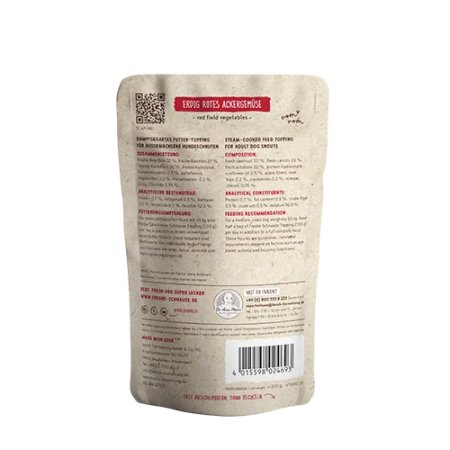 Bosch Freshe Schnauze Topping earthy red field vegetables 200 g