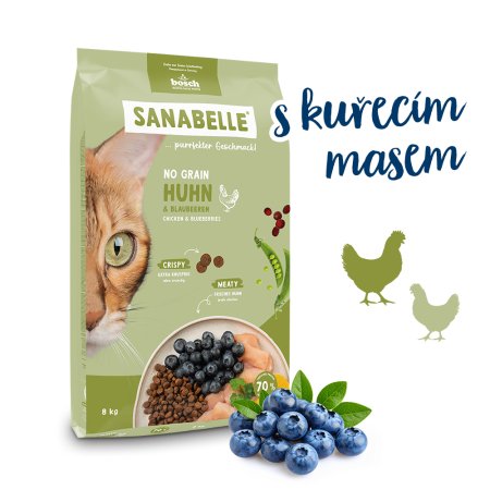 Bosch Cat Sanabelle No Grain Chicken 8 kg