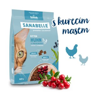 Bosch Cat Sanabelle Kitten Chicken 0,4 kg