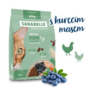 Bosch Cat Sanabelle Sensitive Chicken 0,4 kg