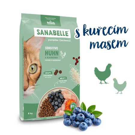 Bosch Cat Sanabelle Sensitive Chicken 8 kg
