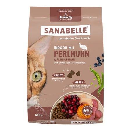 Bosch Cat Sanabelle Indoor Guinea fowl 0,4 kg