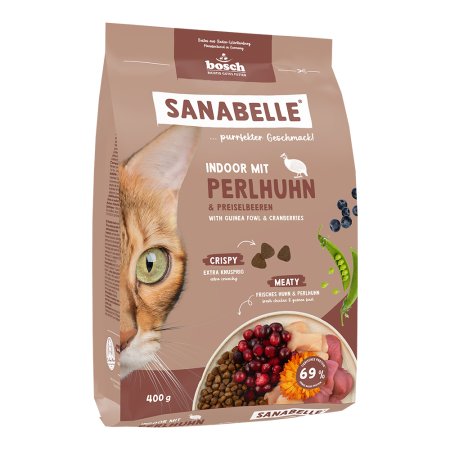 Bosch Cat Sanabelle Indoor Guinea fowl 0,4 kg