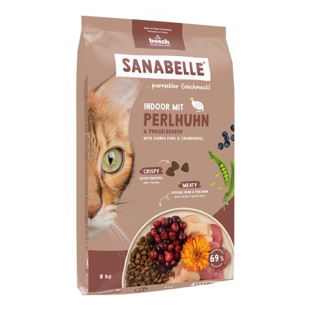 Bosch Cat Sanabelle Indoor Guinea fowl 8 kg