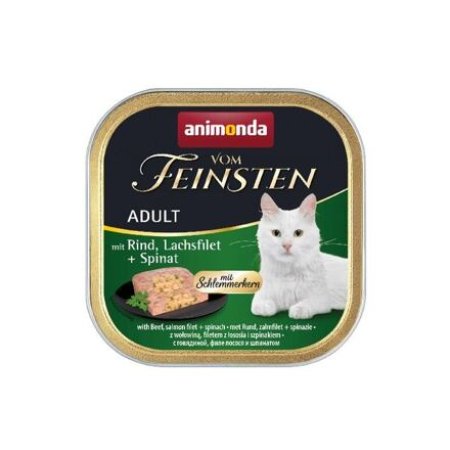 V.Feinsten CORE hovädzie, losos filet + špenát pre mačky 100g (EXPIRÁCIA 01/2025)