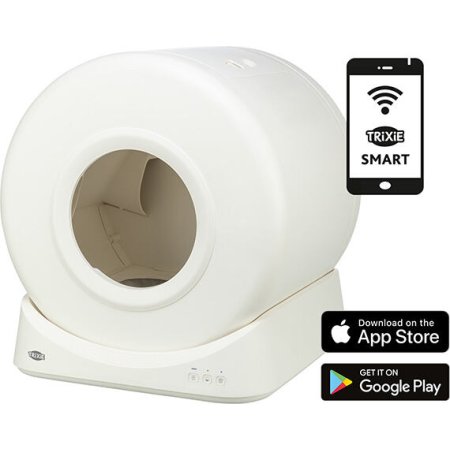 Samočistící SMART toaleta pro kočky, 51 x 56 x 54 cm, bílá (RP 7,40 Kč)