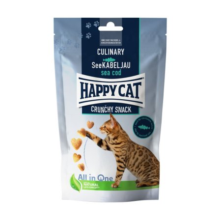 Happy Cat Crunchy Snack See-Kabeljau 70g (EXPIRÁCIA 08/2025)