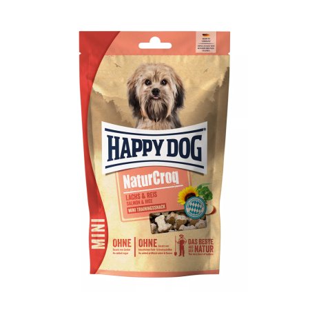 Happy Dog NaturCroq Mini Snack Lachs 100 g (EXPIRÁCIA 09/2025)