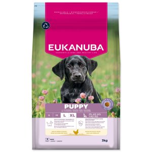 Krmivo EUKANUBA Puppy Large rich in fresh chicken 3 kg