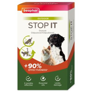 Granule Beaphar STOP IT odpuzovač venkovní pro psy a kočky 2x200g 